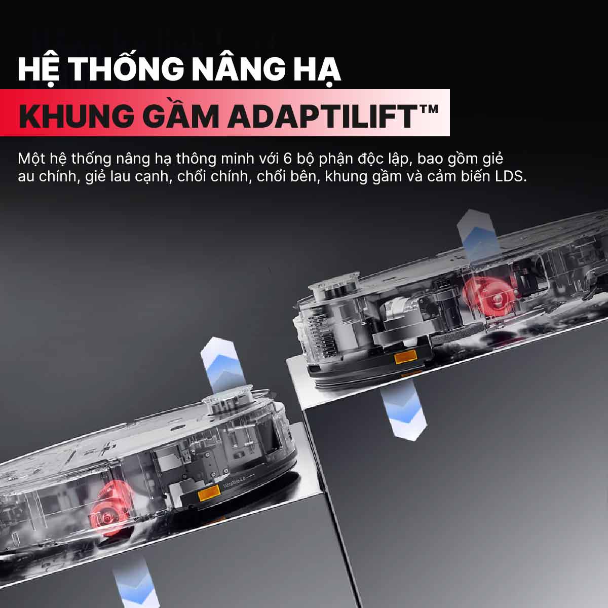 Robot hút bụi lau nhà Roborock Saros 10