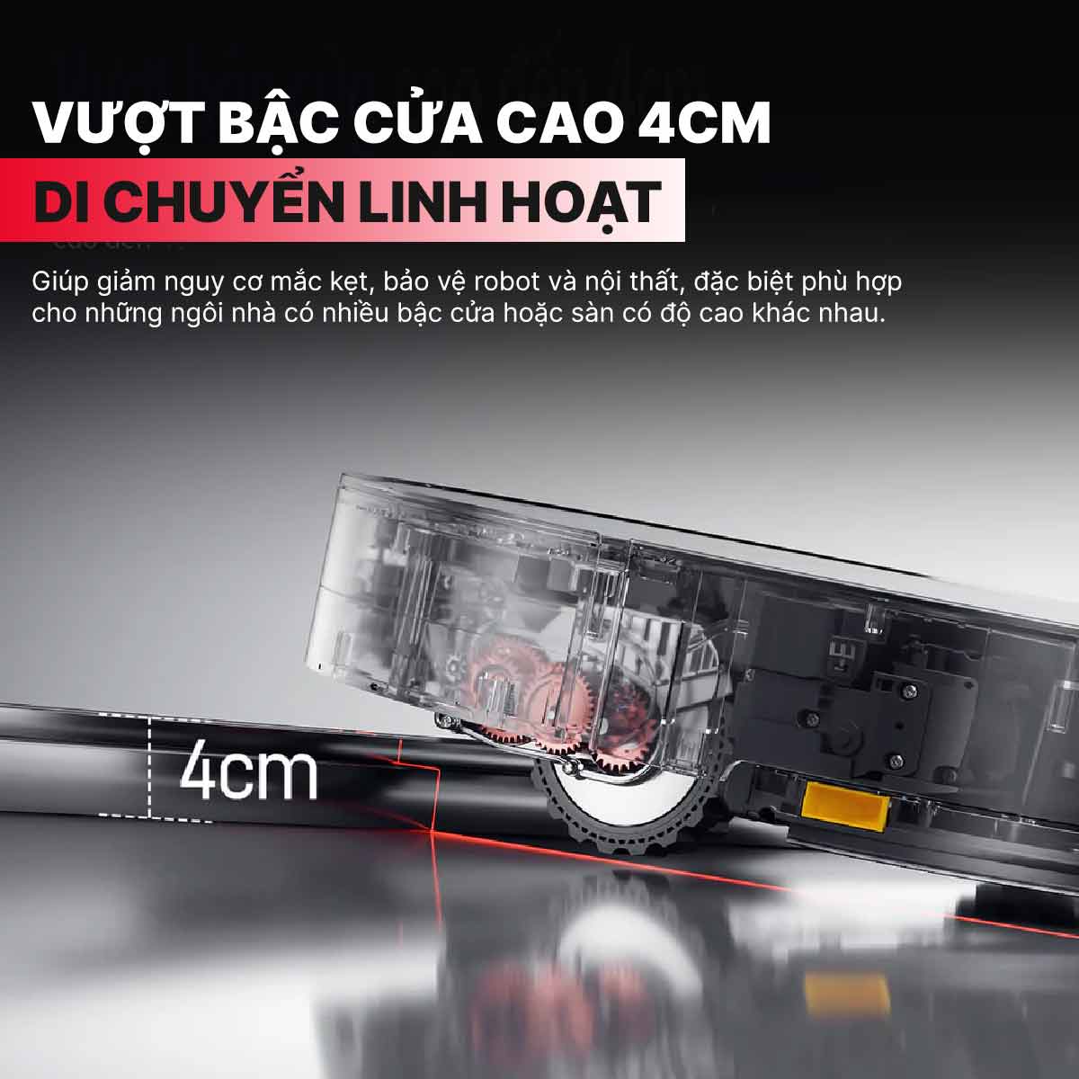 Robot hút bụi lau nhà Roborock Saros 10