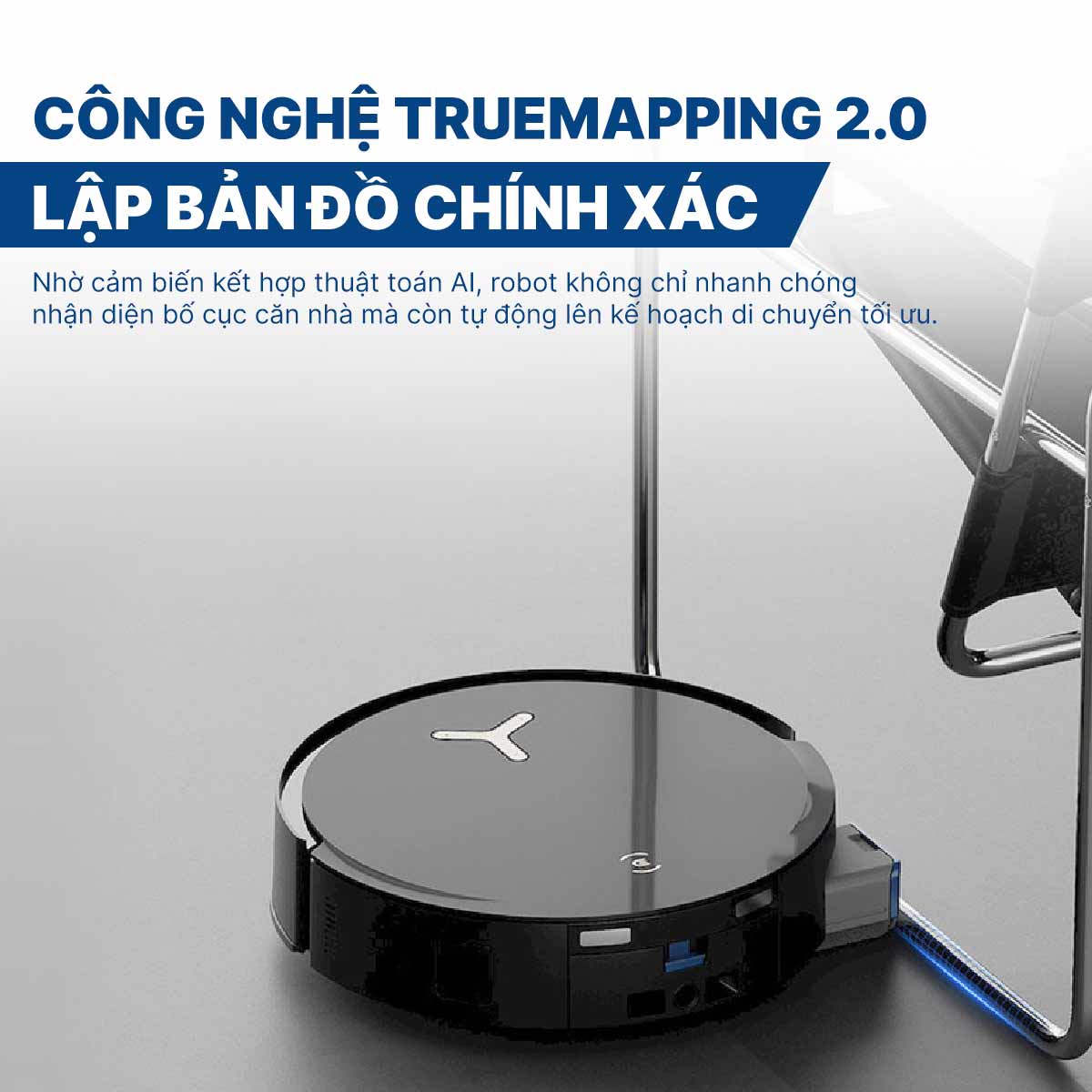 Robot hút bụi lau nhà Ecovacs Deebot X8 Pro Omni 2025