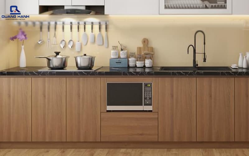 Tủ bếp dưới bếp từ 1