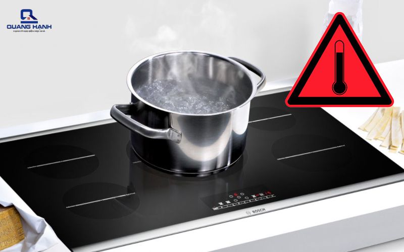 bếp từ bị quá nhiệt
