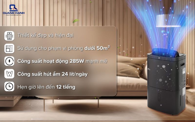 các dòng máy hút ẩm gia đình 