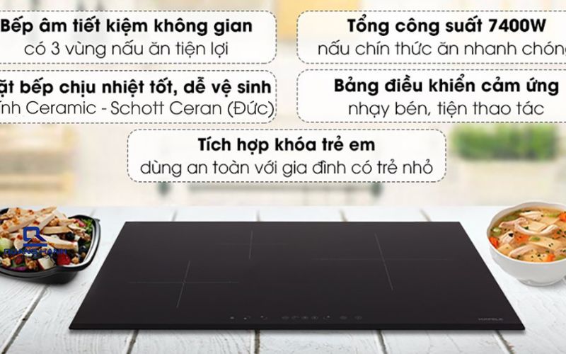 các loại mặt kính bếp từ