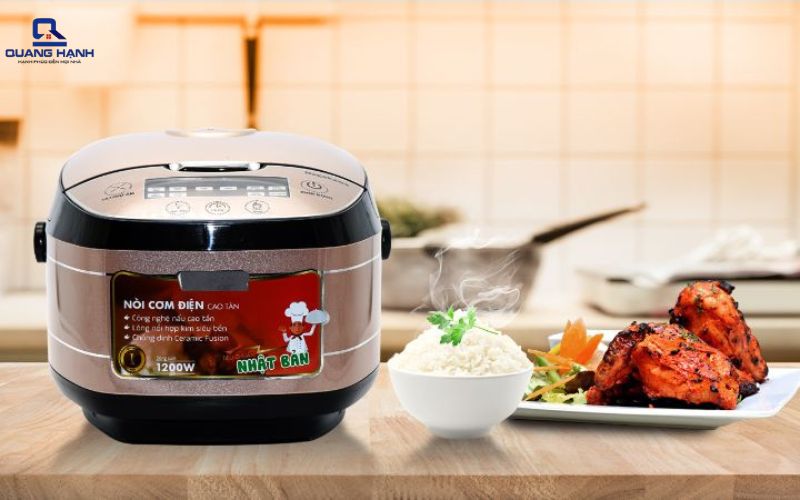 công nghệ nấu nồi cơm điện 