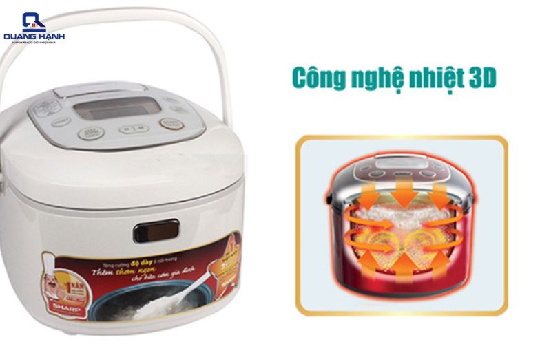 công nghệ nấu nồi cơm điện 