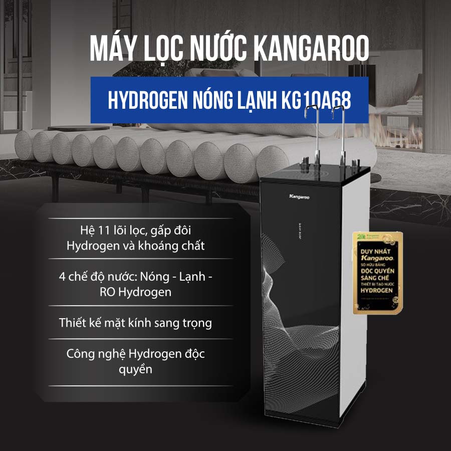 Máy lọc nước nóng lạnh Kangaroo KG10A68 QH246201 1
