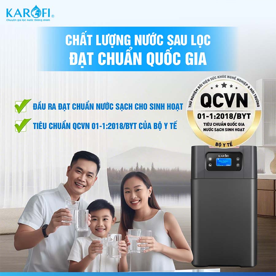 Lọc tổng trung tâm cao cấp Karofi KTF-P01
