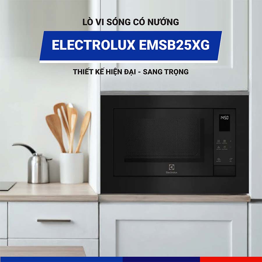 Lò vi sóng có nướng Electrolux EMSB25XG