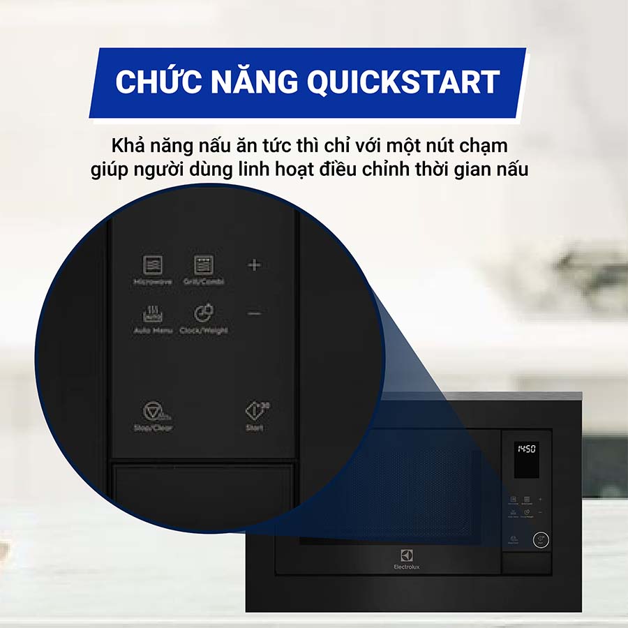Lò vi sóng có nướng Electrolux EMSB25XG