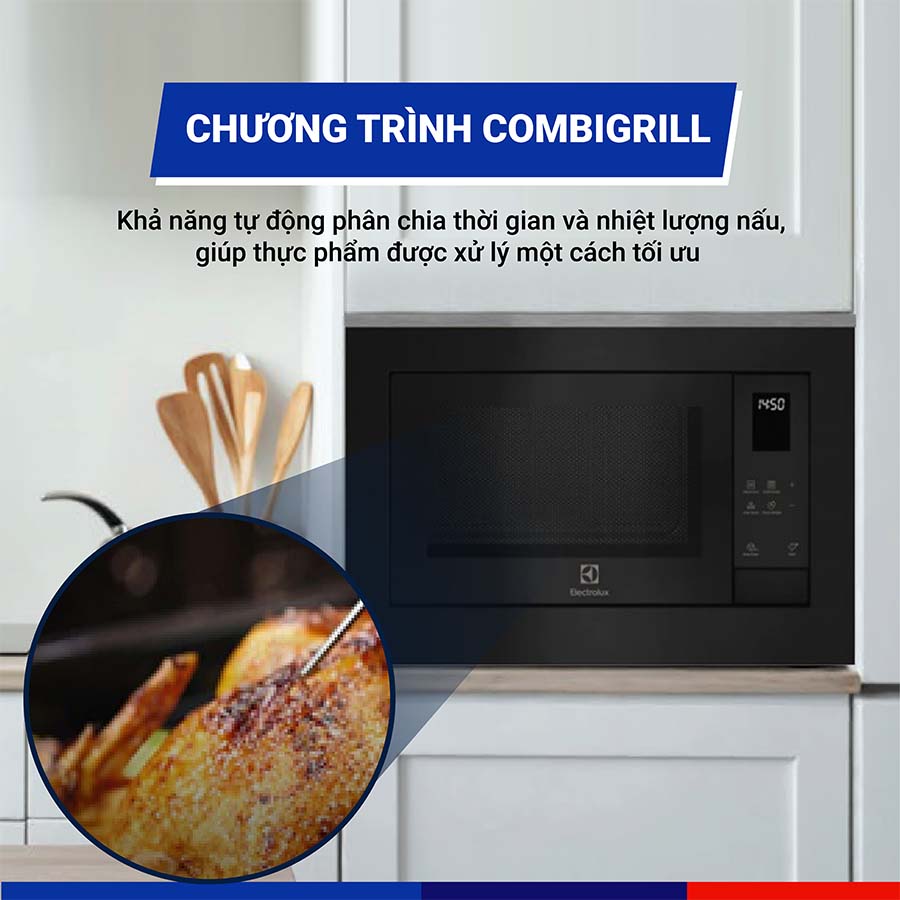 Lò vi sóng có nướng Electrolux EMSB25XG