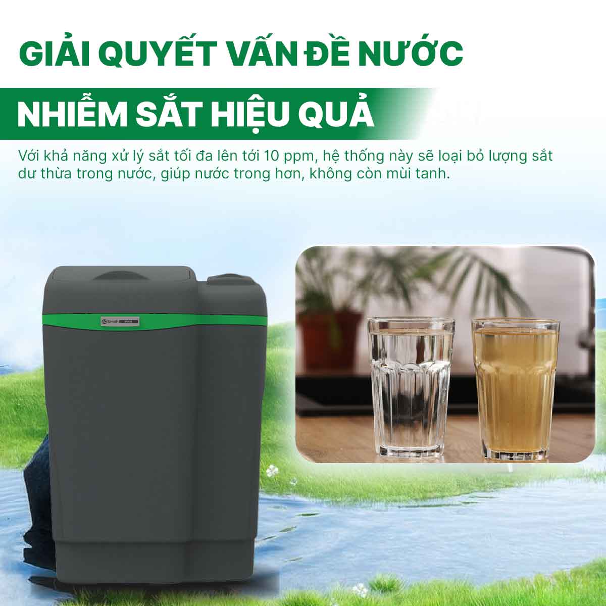 Hệ thống lọc nước đầu nguồn A.O Smith AOW-S400 PRO