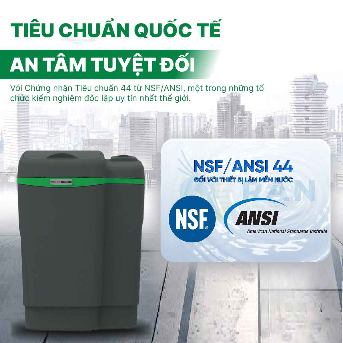 Hệ thống lọc nước đầu nguồn A.O Smith AOW-S400 PRO