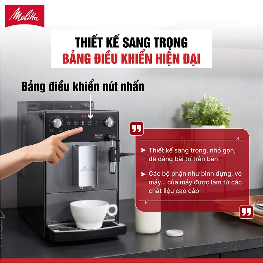 Máy pha cafe tự động Melitta Avanza Titan