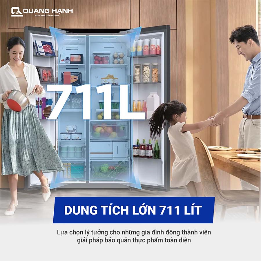 Tủ lạnh Toshiba Inverter 711 lít Multi Door GR-RF895WIA-PGV(22)-XK QH245638 3
