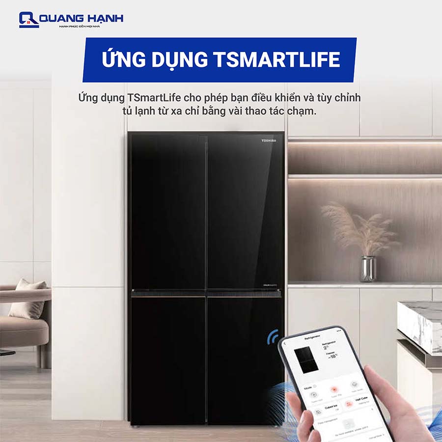 Tủ lạnh Toshiba Inverter 711 lít Multi Door GR-RF895WIA-PGV(22)-XK QH245638 8
