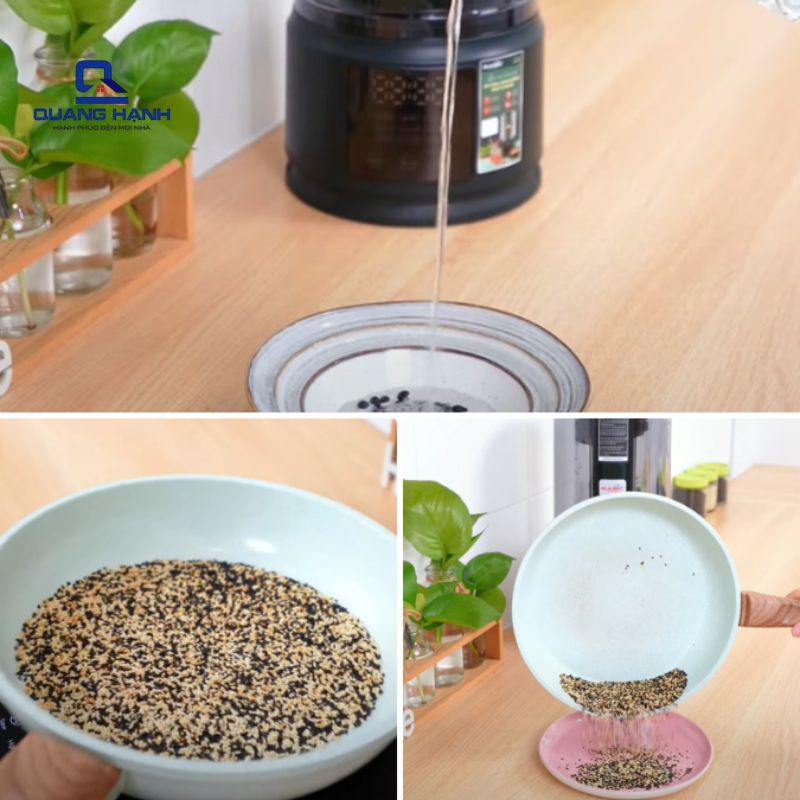 Làm chè đen bằng máy làm sữa hạt