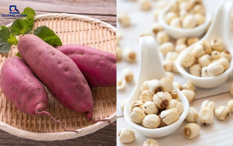 Làm sữa khoai lang bằng máy làm sữa hạt