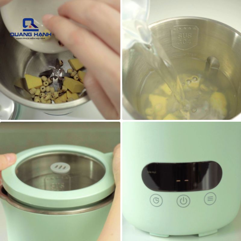 Làm sữa khoai lang bằng máy làm sữa hạt