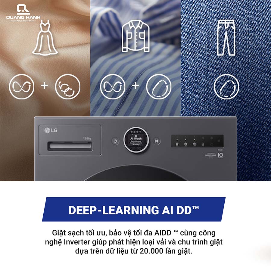 Máy giặt LG AI DD Inverter 14 kg FX1414S3KA QH247019 6