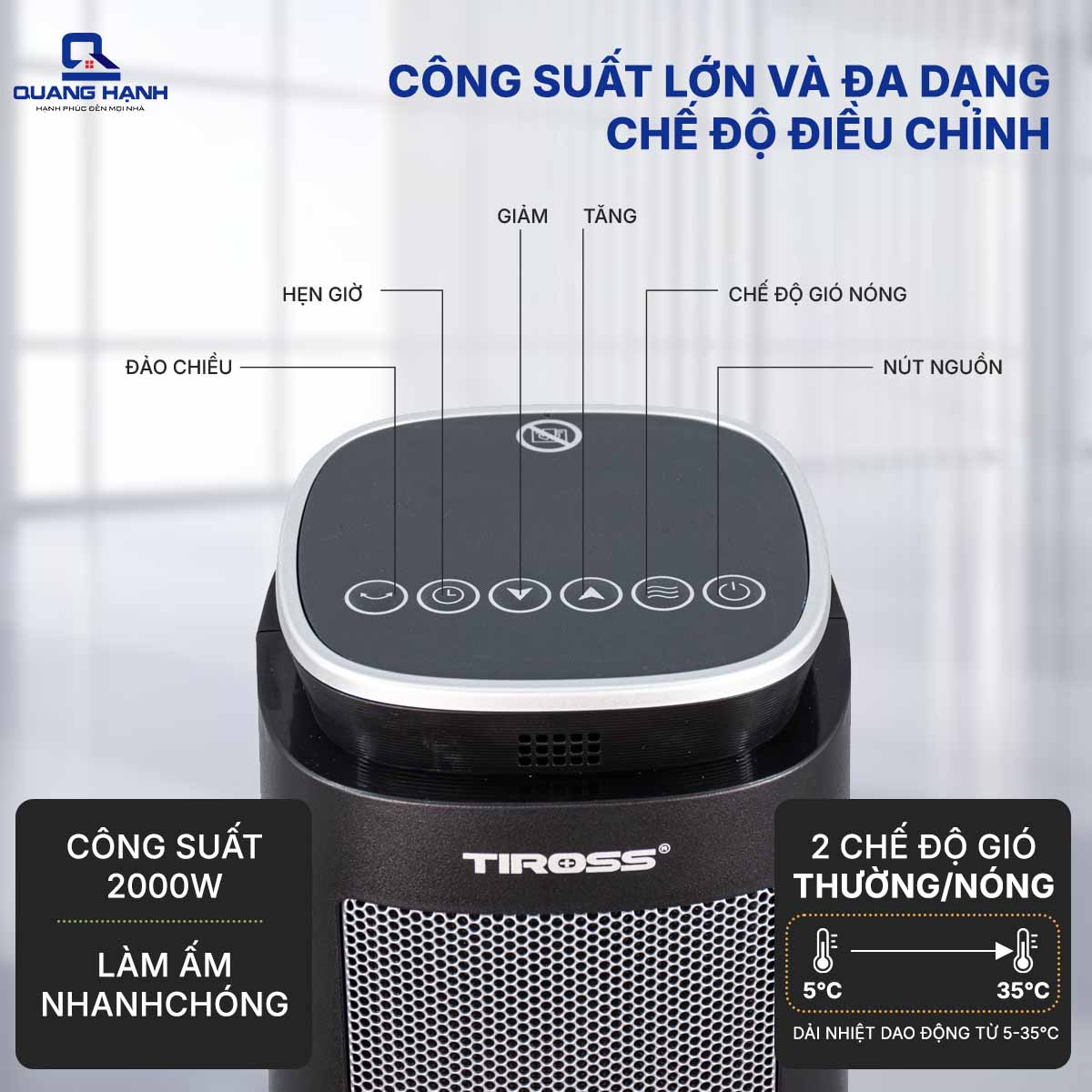sưởi dầu thay quạt sưởi