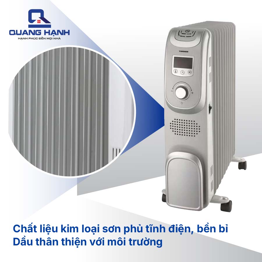 Máy Sưởi Dầu 11 Thanh Tiross TS9211 QH1864 4