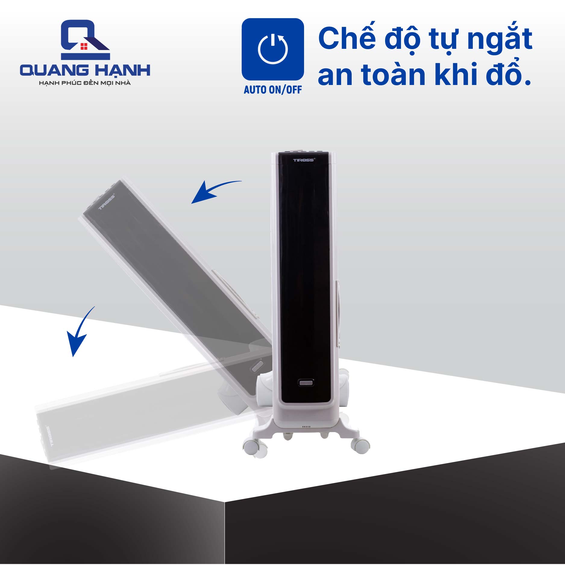 Máy Sưởi Dầu 15 Thanh Tiross TS9215 QH3148 4