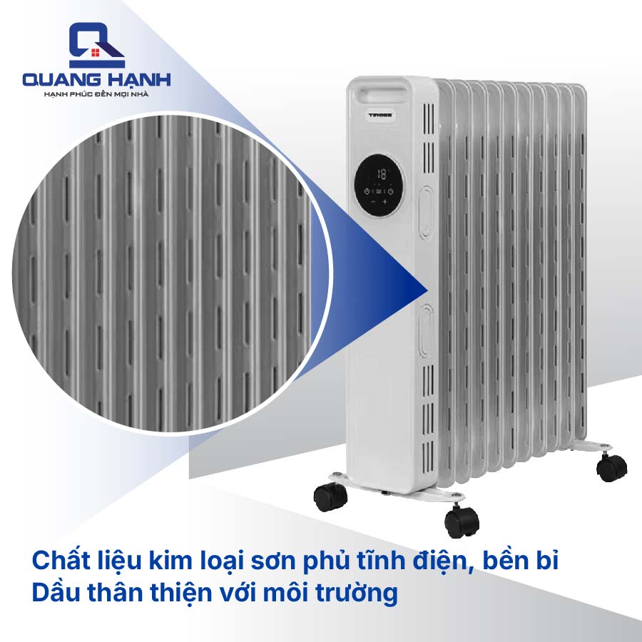 Máy sưởi dầu 13 thanh Tiross TS9221 QH72590 6