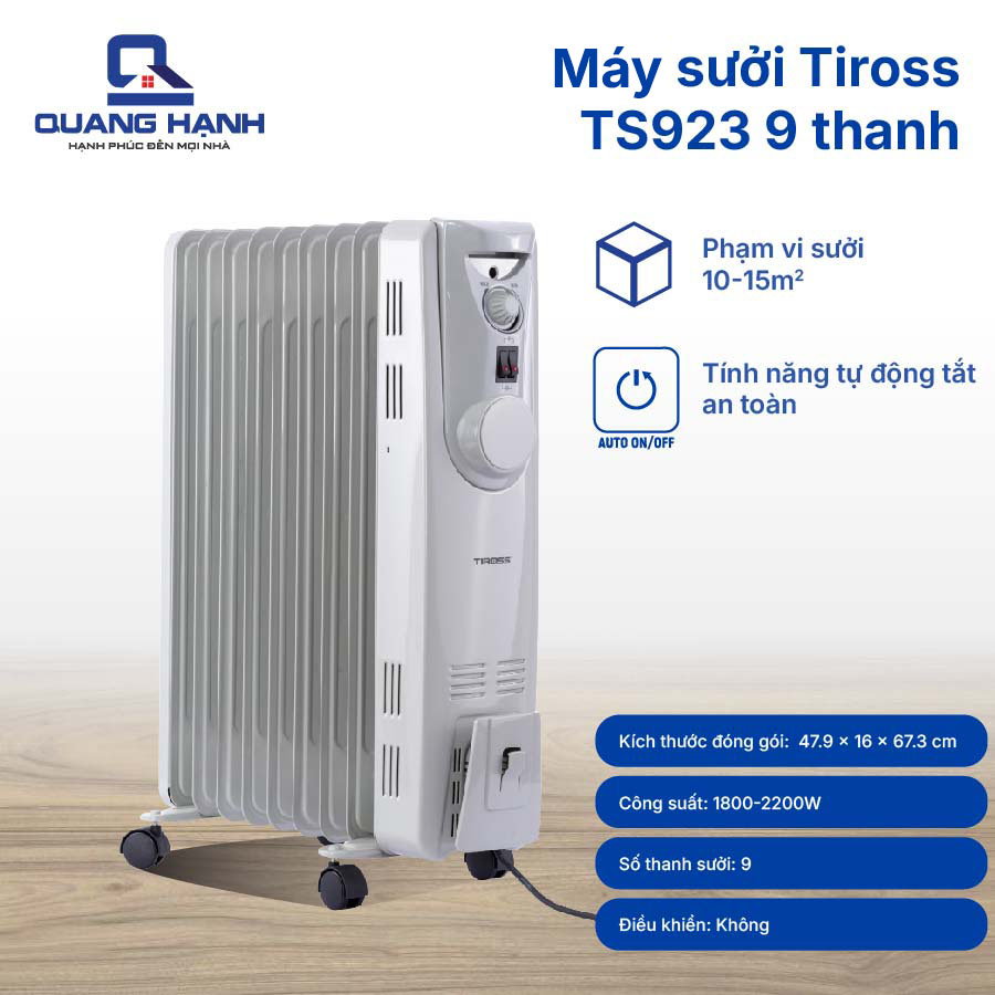 Máy sưởi dầu Tiross 13 thanh TS926 QH7037 1