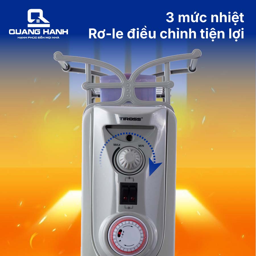 Máy sưởi dầu Tiross 13 thanh TS926 QH7037 3
