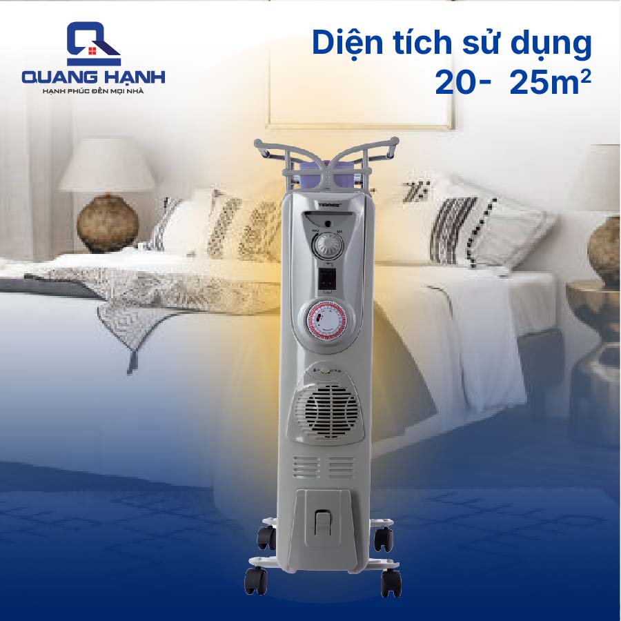 Máy sưởi dầu Tiross 13 thanh TS926 QH7037 6