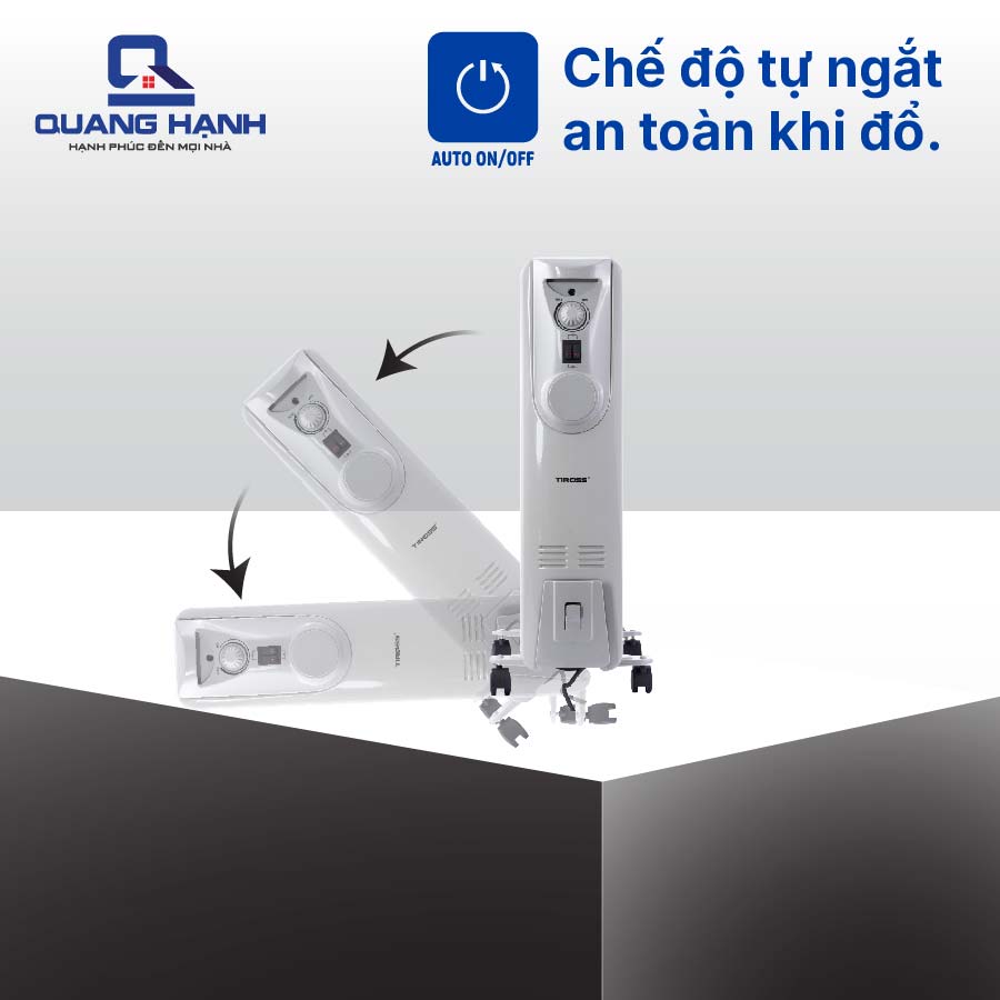 Máy sưởi dầu Tiross 13 thanh TS926-1 QH1107 4