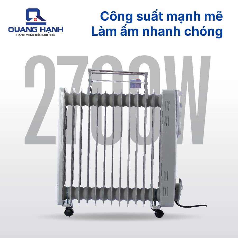 Máy sưởi dầu Tiross 13 thanh TS926-1 QH1107 5