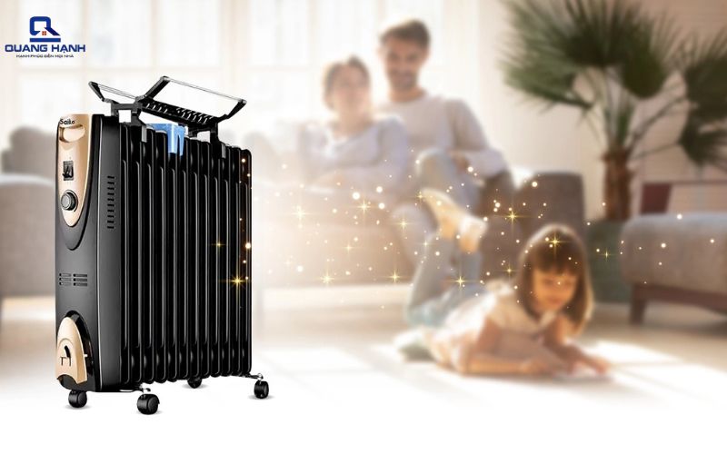 Nên sử dụng máy sưởi dầu 12 thanh hãng nào