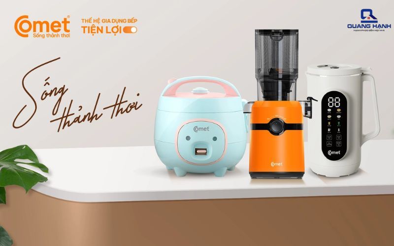 Nồi cơm điện Comet của nước nào