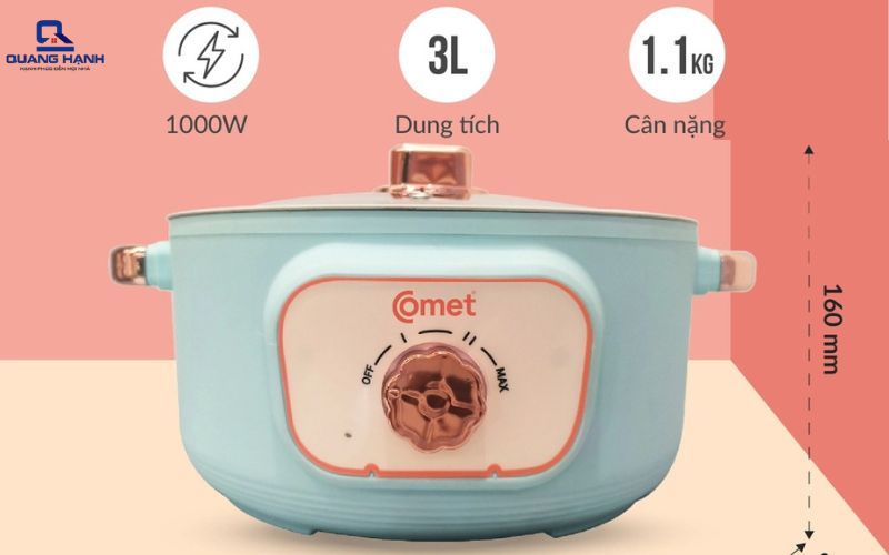 Nồi cơm điện Comet của nước nào