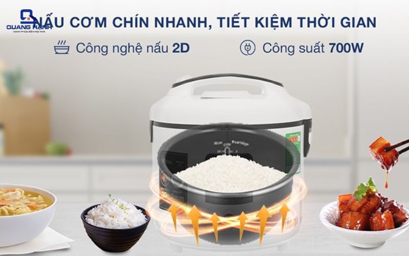 nồi cơm điện crystal của nước nào