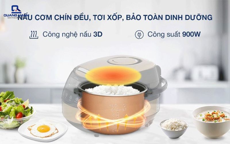 nồi cơm điện crystal của nước nào