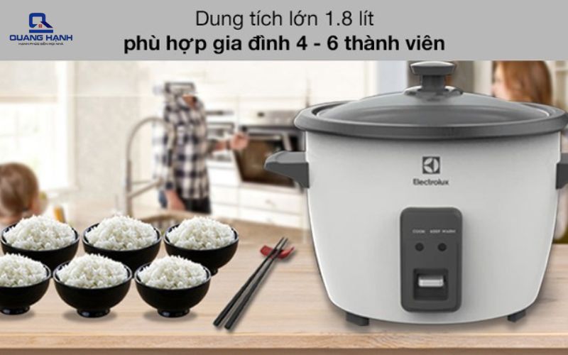 nồi cơm điện Electrolux của nước nào