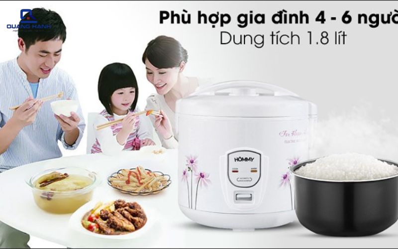 Nồi cơm điện Homemy của của nước nào