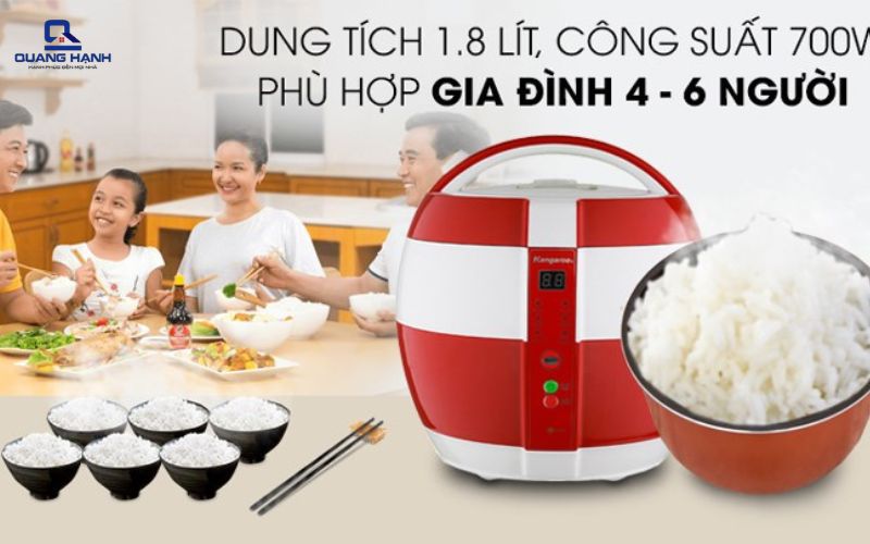 Nồi cơm điện Kangaroo của nước nào