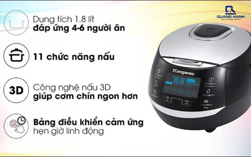 Nồi cơm điện Kangaroo của nước nào