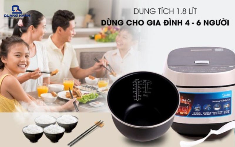 Nồi cơm điện Media của nước nào
