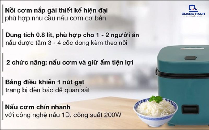 Nồi cơm điện Mishio của nước nào