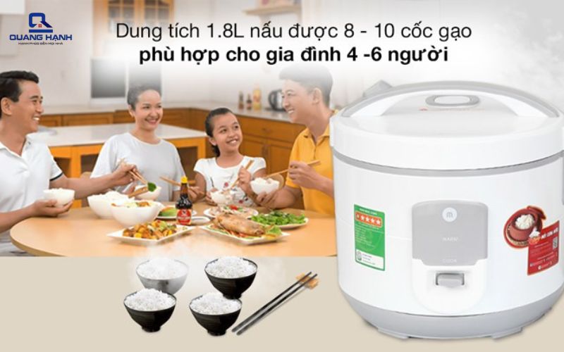 Nồi cơm điện Mishio của nước nào