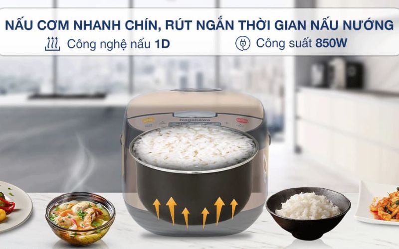 Nồi cơm điện Nagakawa của nước nào