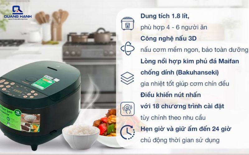 Nồi cơm điện Philips của nước nào