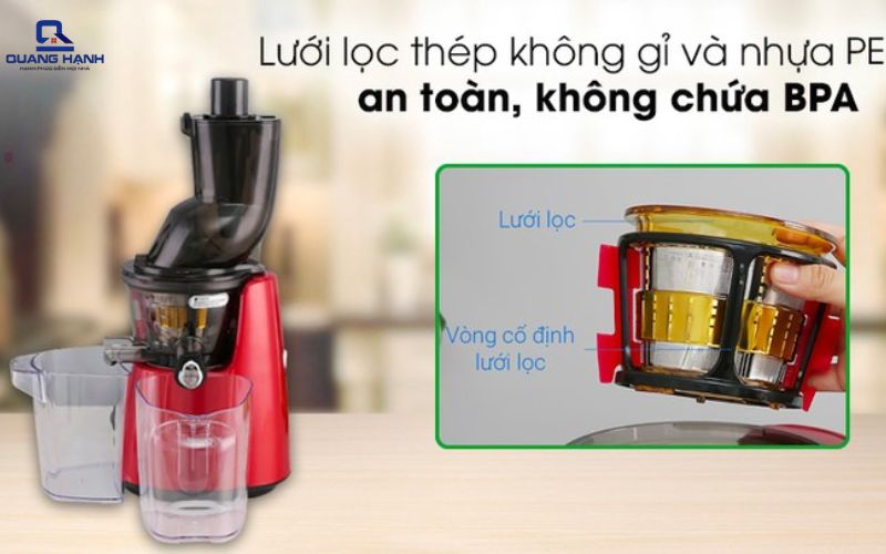 Sử dụng máy ép trái cây Kuvings