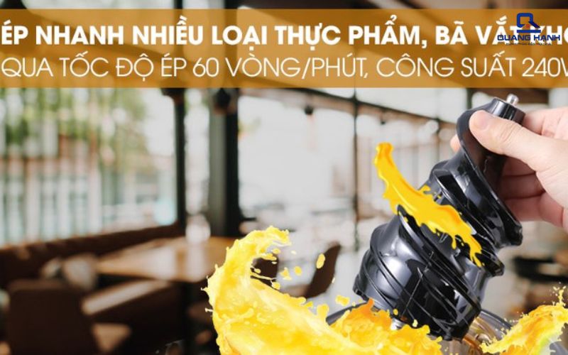 Sử dụng máy ép trái cây Kuvings
