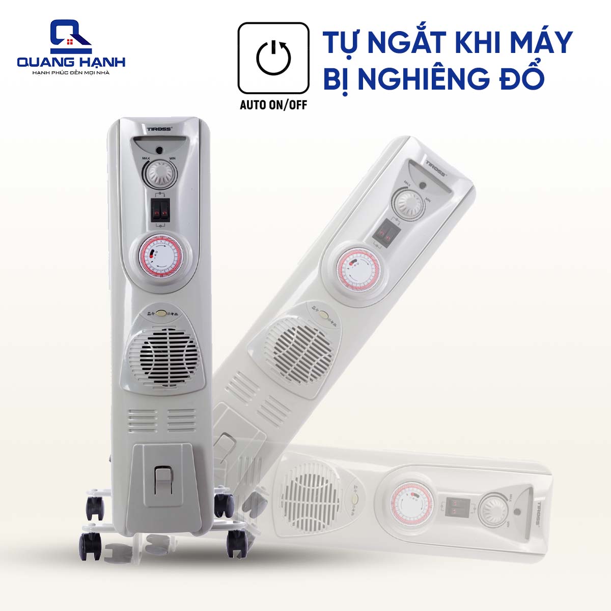 Máy sưởi dầu Tiross 11 thanh TS920 có hẹn giờ QH1146 8