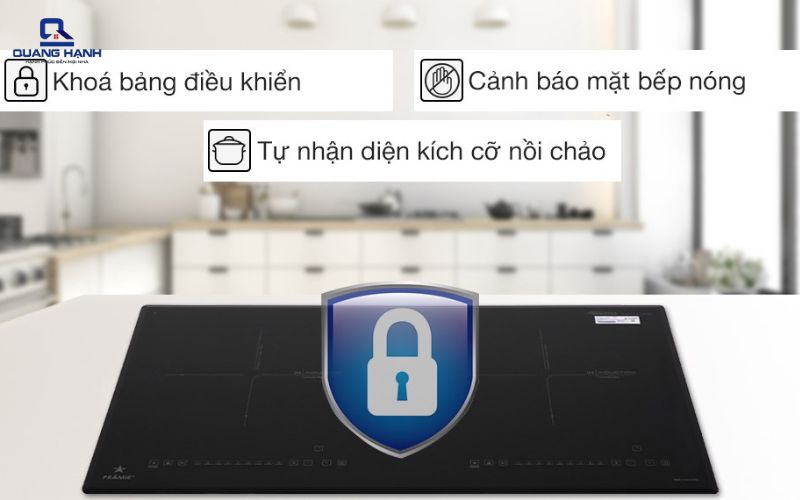 Tính năng an toàn bếp từ